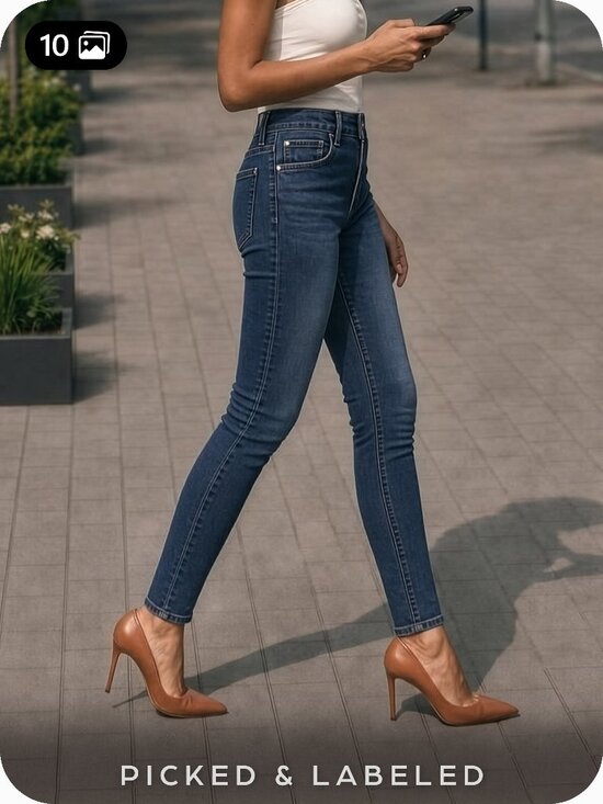 Citizens Of Humanity Denim - Citizens of Humanity Chrissy Uber High Rise Skinny Jeans 29 Orbit 1611D-989